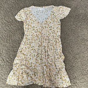 Yellow flower sun dress from aeropostale